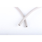 কৃষি শিল্পের জন্য 12 মিমি আইডি নমনীয় সিলিকন রাবার টিউব পায়ের পাতার মোজাবিশেষ সাদা