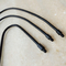 DIY মেটাল গুজনেক টিউব M4 নমনীয় মাইক্রোফোন স্ট্যান্ড কালো পুরুষ স্ক্রু 200mm 300mm 400MM